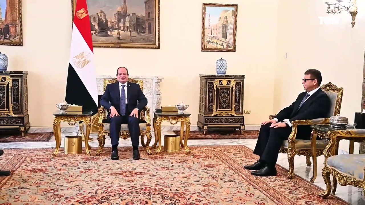 الرئيس عبد الفتاح السيسي يستقبل رئيس وكالة الاستخبارات المركزية الأمريكية