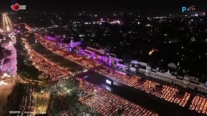 Jutaan Orang Meramaikan Festival Lampu Tahunan Hindu, Dilwali di India Hingga Pecahkan Rekor Dunia