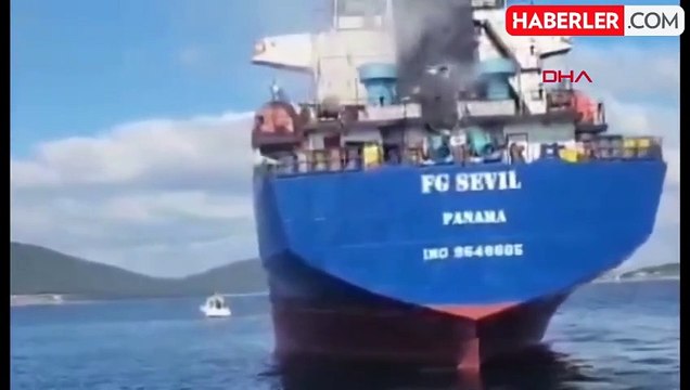 Marmara Denizi Sedef Adası açıklarında kuru yük gemisinde yangın! 2 kişi hayatını kaybetti