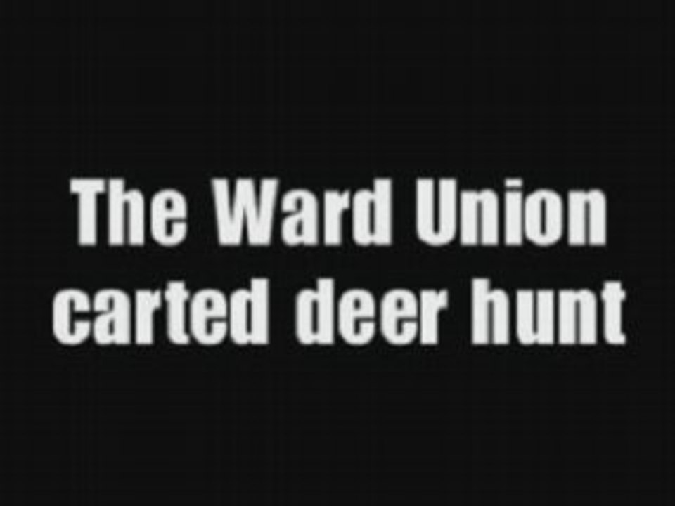 Ward Union deerhunt cruelty (slideshow presentation)
