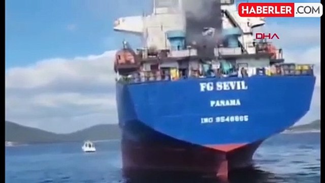 Marmara Denizi Sedef Adası açıklarında kuru yük gemisinde yangın! 2 kişi hayatını kaybetti