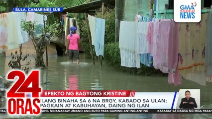 Ilang binaha sa 6 na brgy sa Bula, CamSur, kabado sa ulan; pagkain at kabuhayan, daing ng ilan | 24 Oras