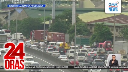 Pila papasok sa Balintawak Toll Plaza, 'di na umiikli sa 0.5km, umaabot sa 1km | 24 Oras