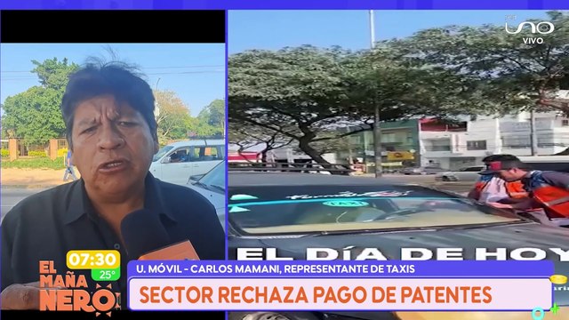 Taxis rechaza pago de patentes