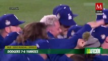 Los Ángeles Dodgers celebran su título de campeónes de la Serie Mundial