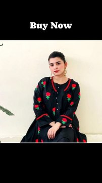 3 Pcs Women's Stitched Silk Embroidered Suit