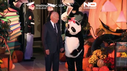 بايدن وجيل يحتفلان بعيد الهالوين للمرة الأخيرة في البيت الأبيض