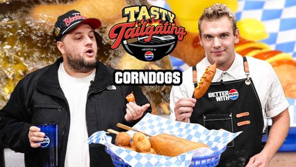 Frying Up DELICIOUS Corndogs | Tasty Tailgating Ep. 8