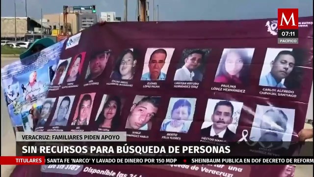 Búsqueda de personas desaparecidas en Veracruz se suspende por falta de presupesto