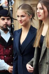 Style and substance.  Princess Leonor and Infanta Sofia, a testament to timeless beauty and grace. .