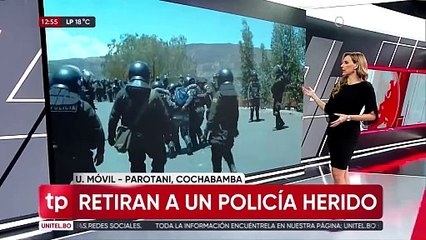 Al menos tres policías heridos en medio del enfrentamiento e intento de desbloqueo en Parotani