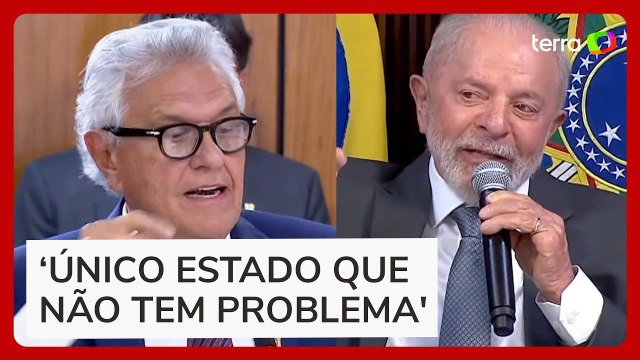 Lula ironiza Caiado em reunião após governador afirmar que ‘acabou com o crime em Goiás’