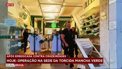 Polícia arromba sede da Mancha Verde em São Paulo