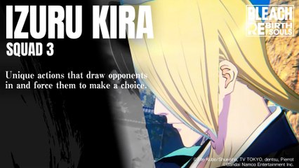 Bleach Rebirth of Souls Official Izuru Kira Character Trailer
