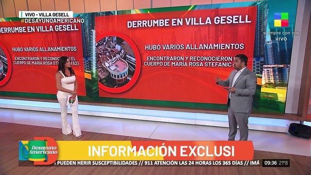 Derrumbe en Gesell: encuentran un tercer cuerpo entre los escombros