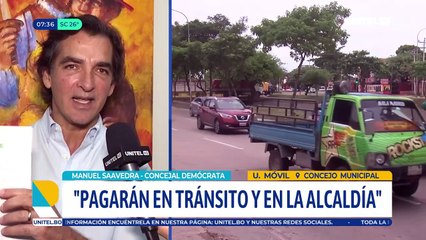 Concejal asegura que el cobro específico para el registro de conductores no está normado; oficialistas 