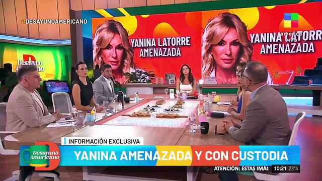 Yanina Latorre amenazada y con custodia: Tengo miedo