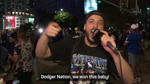 'Happiest moment of my life!' - Dodgers fans celebrate World Series win