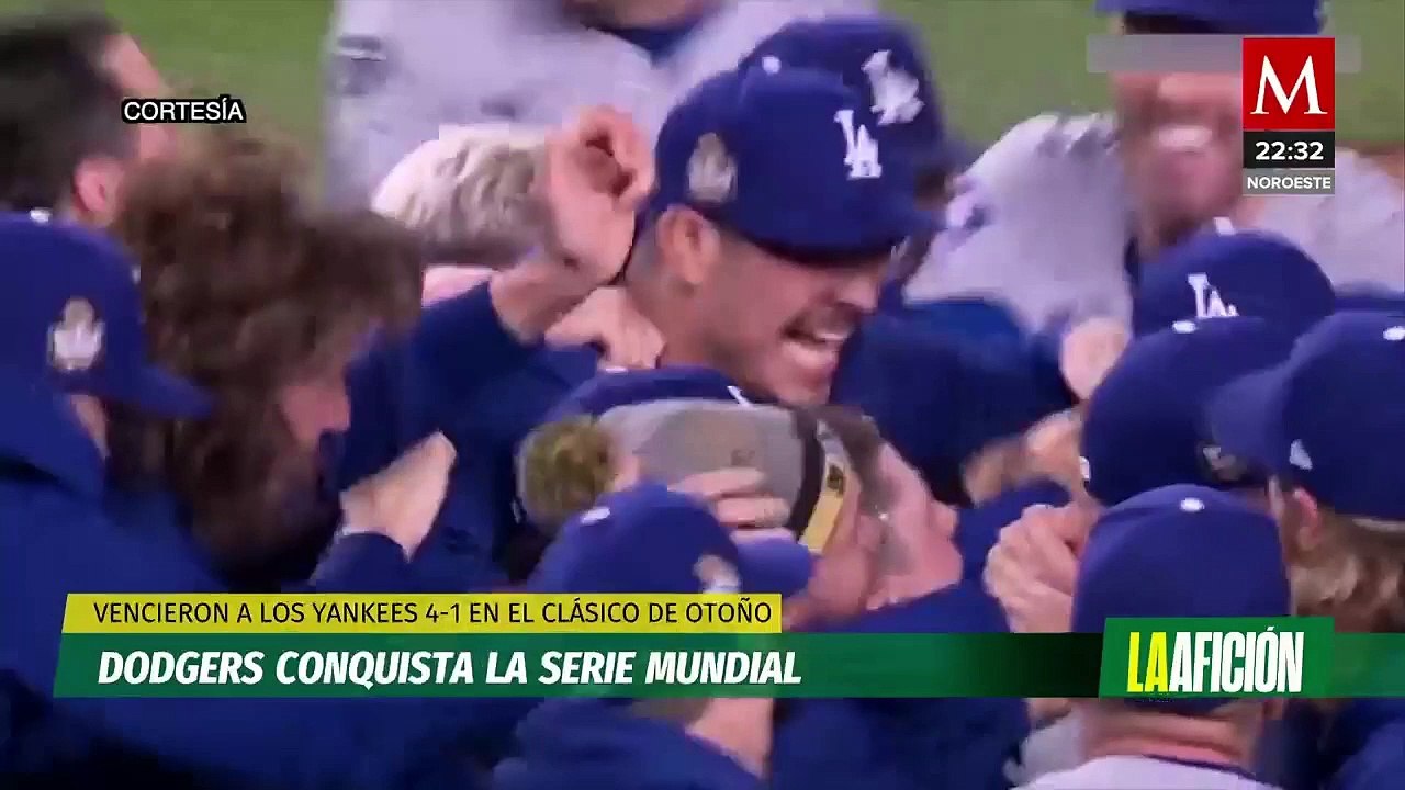 Los Angeles Dodgers ganan la Serie Mundial 2024 tras apretado duelo frente Yankees
