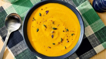 How to Make Sheetpan Butternut Squash Soup