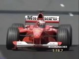 F1 – Michael Schumacher (Ferrari V10) laps in qualifying – Australia 2000