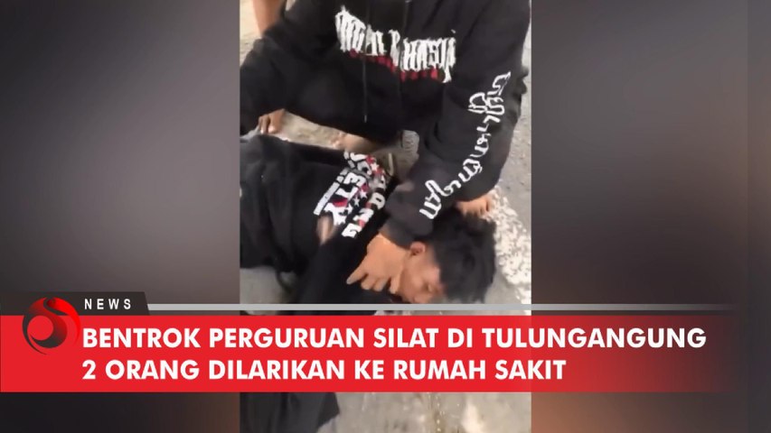 Bentrok Perguruan Silat di Tulungagung, 2 Orang Dilarikan ke Rumah Sakit