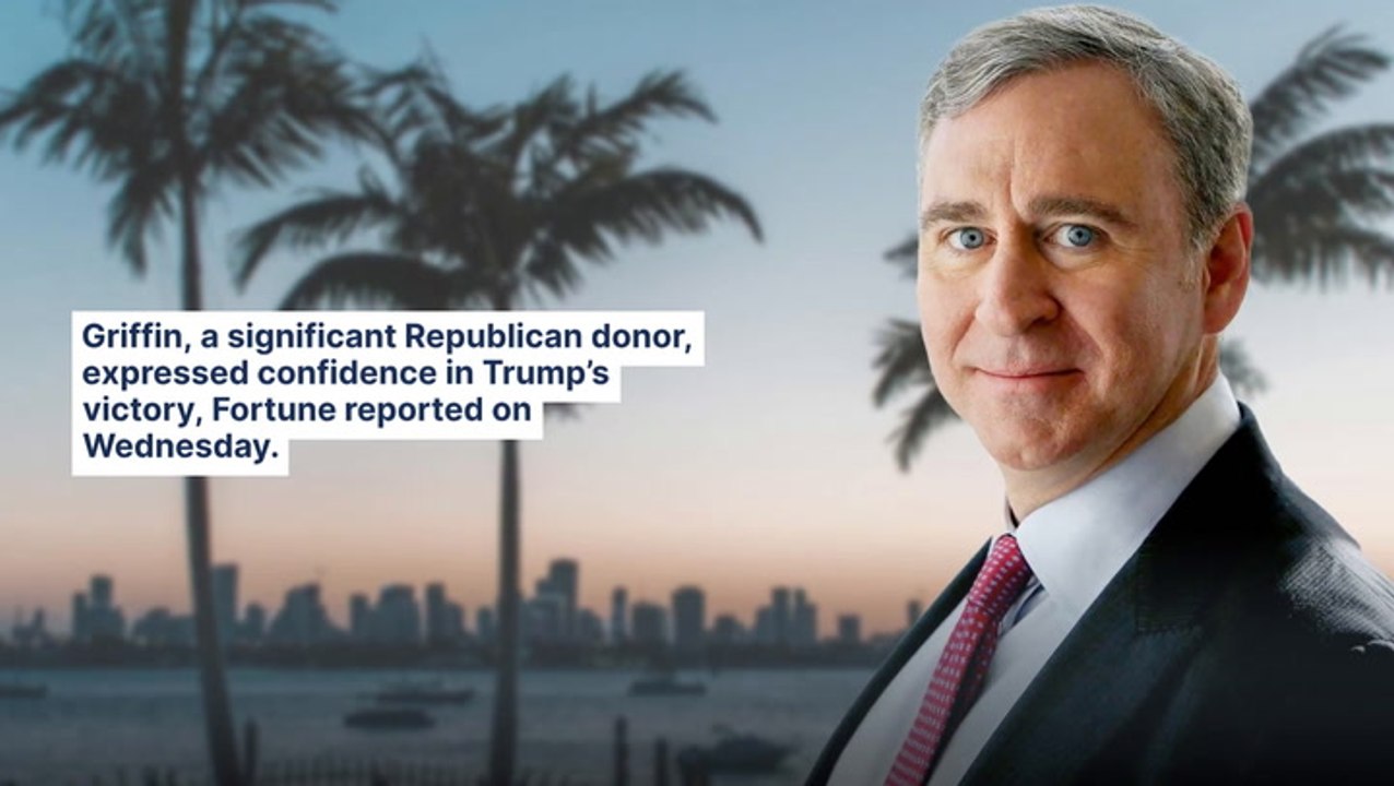 GOP Megadonor Ken Griffin Says 'Expectation Today Is That Donald Trump Will Win The White House'