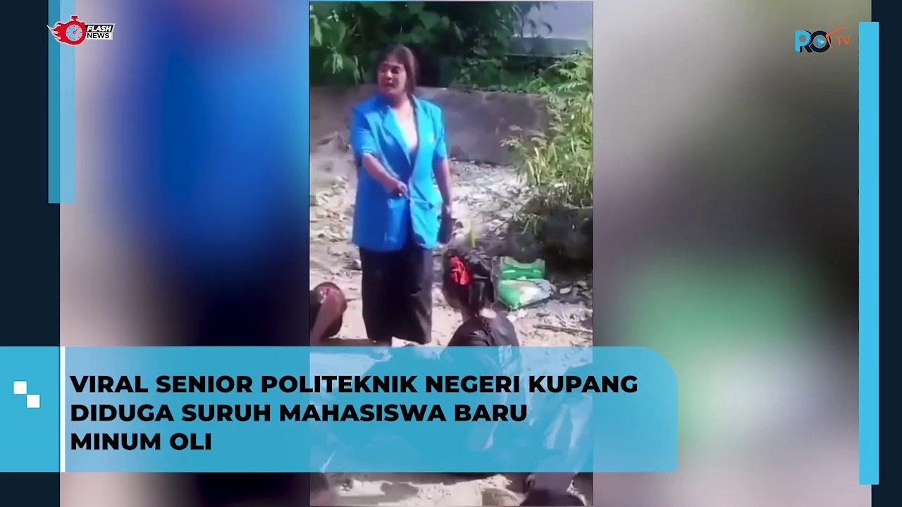Viral! Mahasiswi Politeknik Negeri Kupang Diduga Ajak Mahasiswa Baru Minum Oli