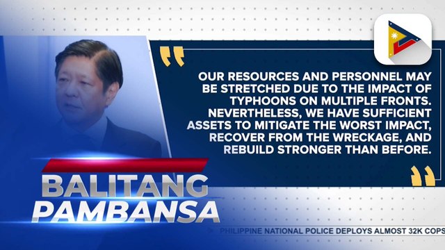 PBBM assures whole-of-gov’t approach in #LeonPH response