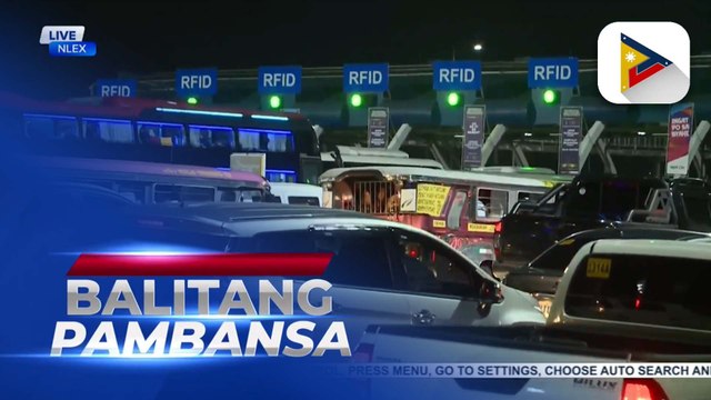 Traffic jam along NLEX observed on the eve of #Undas2024