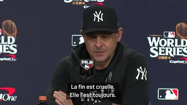 Yankees - Boone : Ça me brise le coeur