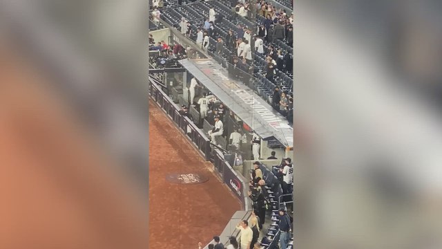 Heartbreaking footage: Juan Soto devastated on Yankees bench as Dodgers celebrate World Series glory