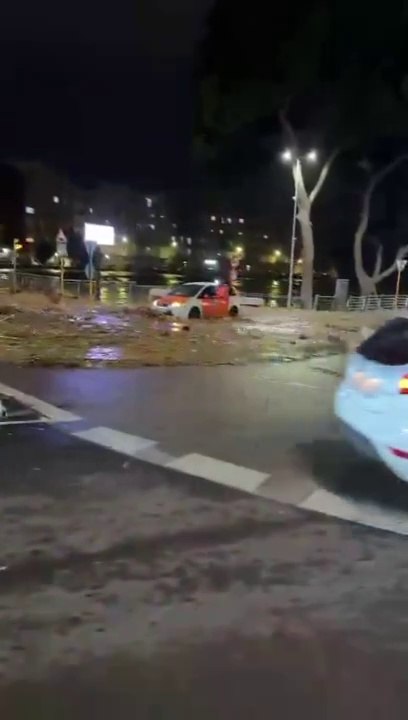 Así iniciaron las inundaciones de la DANA en Valencia, España