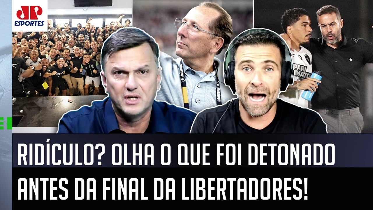 "ISSO É BIZARRO, cara! É UM ABSURDO COMPLETO o Botafogo ter que..." OLHA o que REVOLTOU!