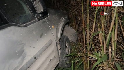 Hatay'da Dereye Uçan Araçta 2 Kişi Yaralandı