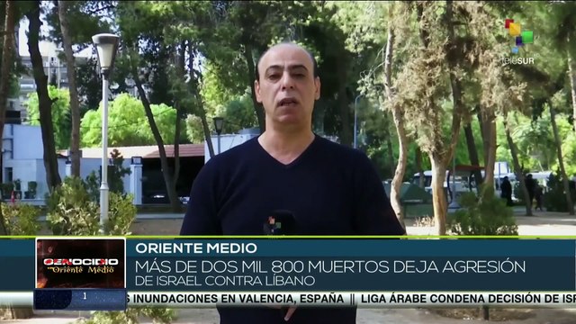 Ataques de Israel contra Líbano dejaron más de dos mil 800 muertos