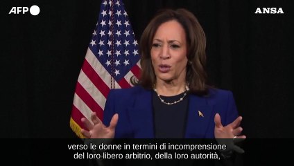 Harris attacca Trump: "Sue parole sulle donne molto offensive"