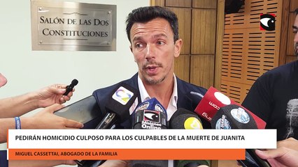 Pedirán homicidio culposo para los culpables de la muerte de Juanita