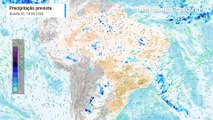 Previsão de Precipitação e Nebulosidade até Sábado (02)