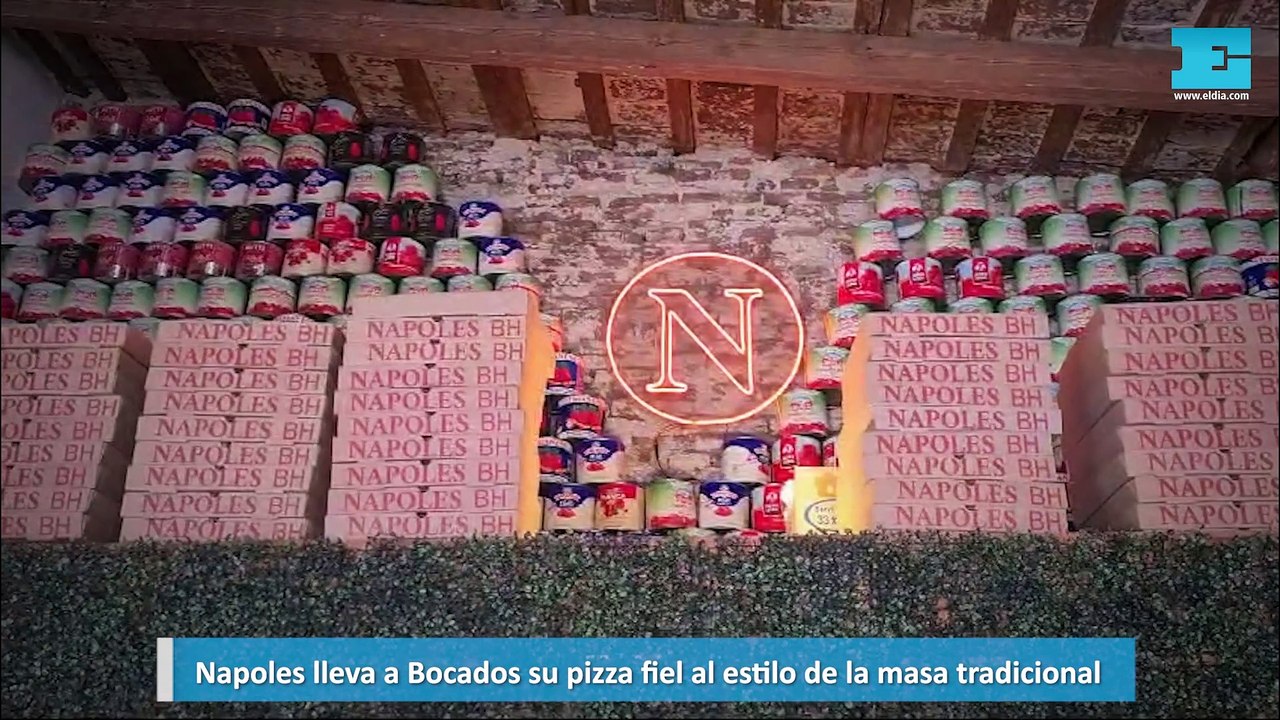 Napoles lleva a Bocados su pizza fiel al estilo de la masa tradicional