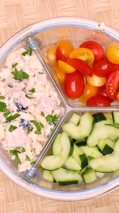 Tupper Godín - Ensalada de coditos a la Hawaiana