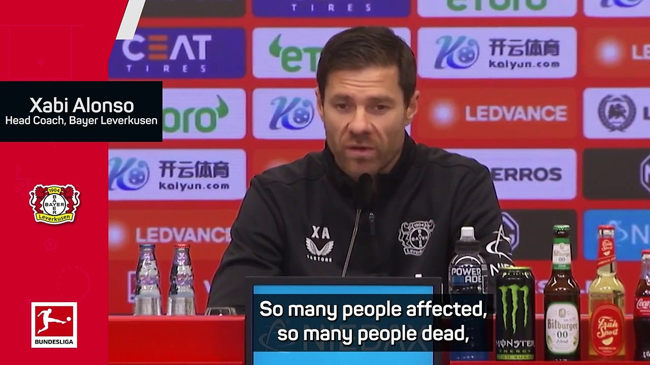 Xabi Alonso sends condolences to families of Valencia flood victims