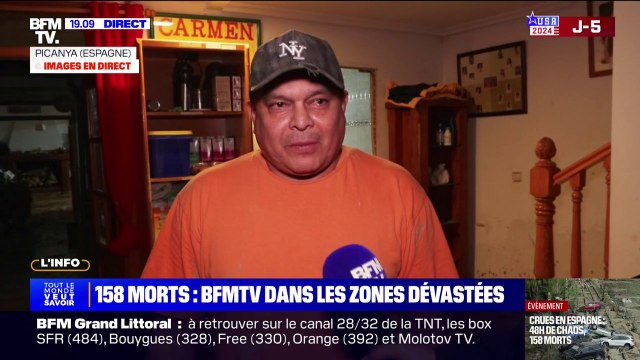 Inondations en Espagne: Nous avons tout perdu , déplore un habitant de la commune valencienne de Picanya
