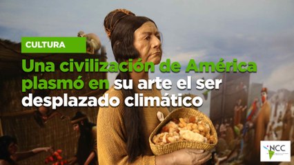 Una civilización de América plasmó en su arte el ser desplazado climático