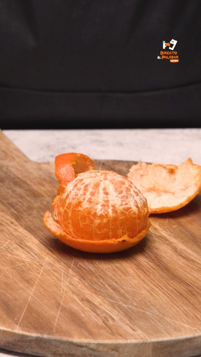 Así se pela una mandarina en 1 solo paso