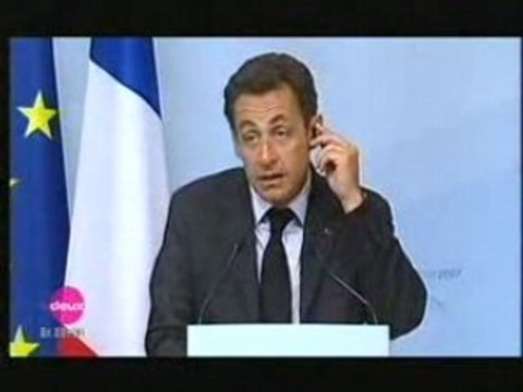 Nicolas Sarkozy ivre au G8 !