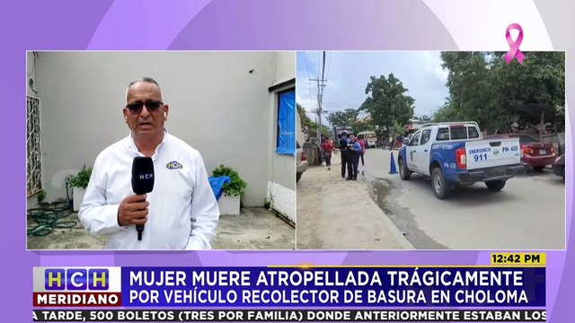 ¡Desgracia! Frente a su hijo, mujer perece arrollada por carro de la basura en Choloma