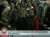 Gustavo Vizcaíno es juramentado por la Asamblea Nacional como Contralor General de la República