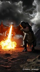 Old video of dragons and dinosaurs