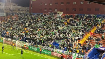 Himno del Betis en el debut copero